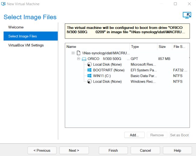 Avviare il backup di un computer Windows su un altro PC