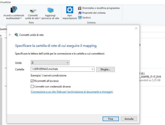 Come mappare un'unità di rete o una cartella condivisa in Windows