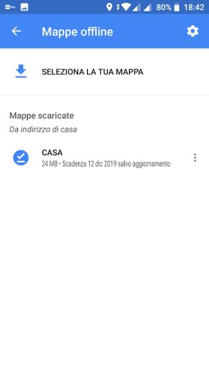 Mappe offline, come consultarle senza connessione di rete