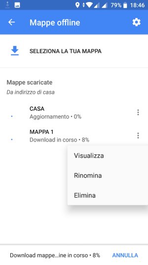 Mappe offline, come consultarle senza connessione di rete