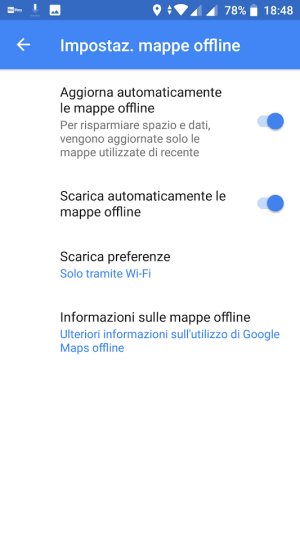 Mappe offline, come consultarle senza connessione di rete