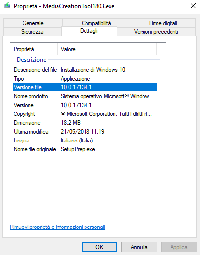 Media Creation Tool e aggiornamento di Windows 10 in-place