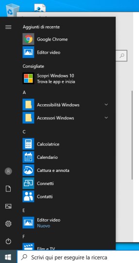 Menu Start di Windows 10: come ripristinare quello delle precedenti versioni