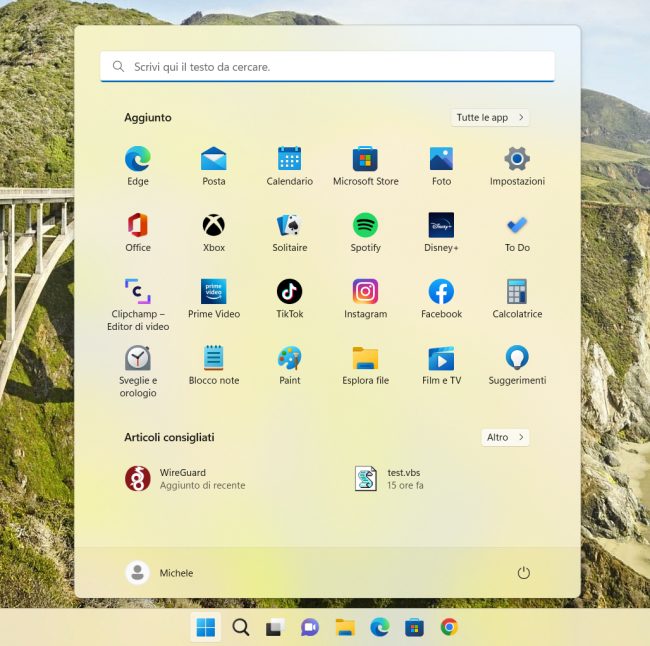 Windows 11: come riavviare il menu Start