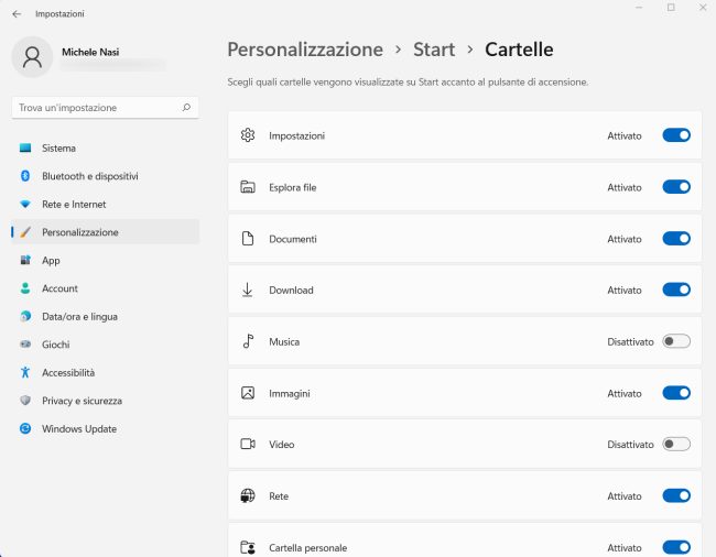 Windows 11, come personalizzare l'interfaccia