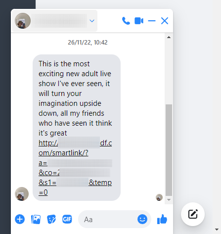 Perché un account Facebook invia messaggi spam?
