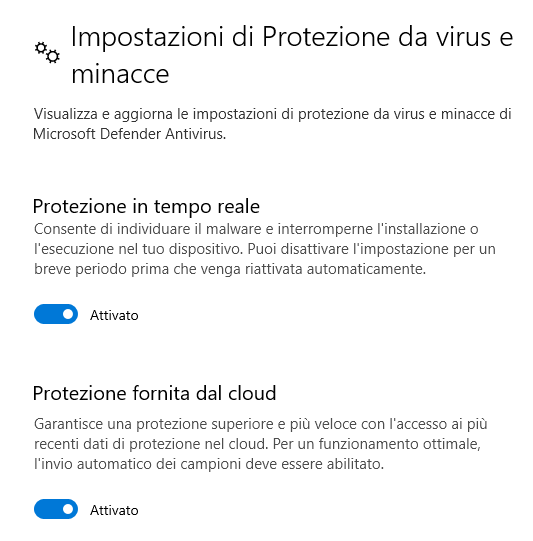 Microsoft Defender: minacce rilevate. Come accedere alla cronologia
