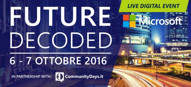 Future Decoded 2016, il cloud motore per l'innovazione