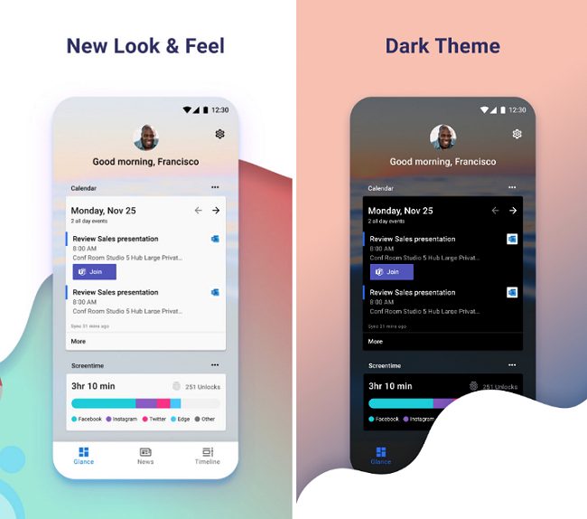 Microsoft Launcher 6.0 per Android: le principali novità