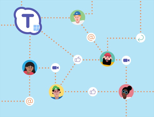 Skype Teams per collaborare in tempo reale: sfida a Slack