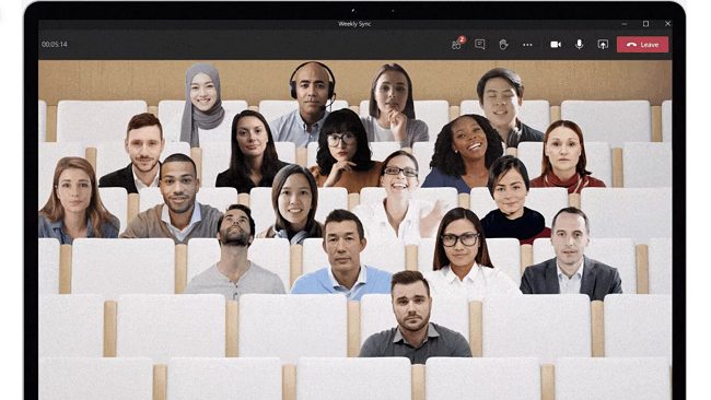 Microsoft Teams, videochiamate più coinvolgenti con Together Mode