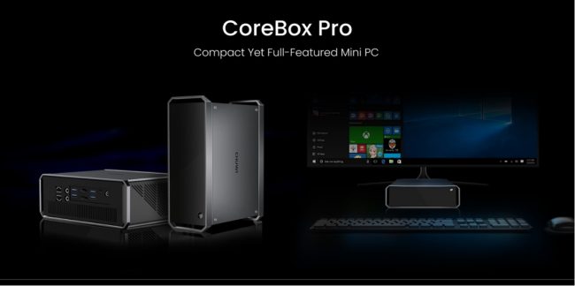 Mini PC Corebox Pro con CPU Intel di decima generazione a ottobre: le caratteristiche in anteprima