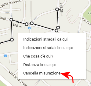 Misurare distanze su Google Maps