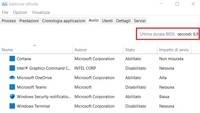 Come misurare il tempo di avvio del PC