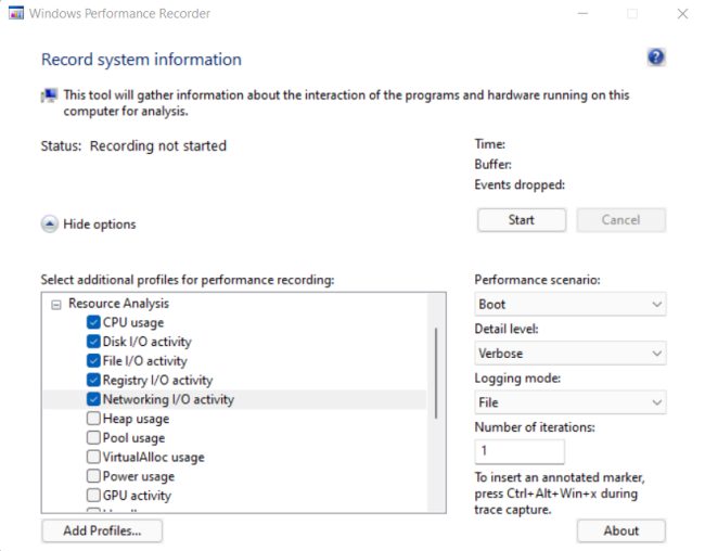 Come misurare il tempo di avvio del PC