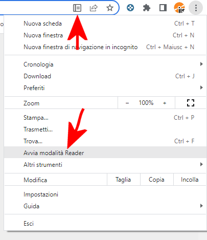 Modalità lettura in Google Chrome: cos'è e come funziona