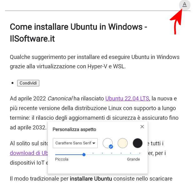 Modalità lettura in Google Chrome: cos'è e come funziona