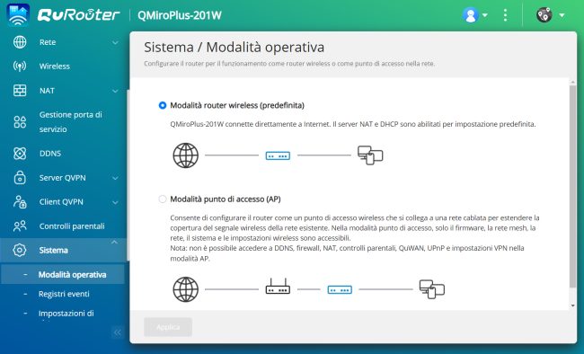 Router WiFi mesh che combina funzionalità di NAS evoluto, VPN e SD-WAN: QNAP QMiroPlus-201W