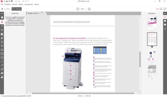 Modifica PDF esistenti con l'editor IceCream