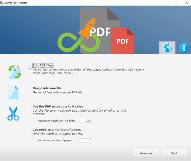 Modifica PDF e compressione file con Jsoft PDF Reducer