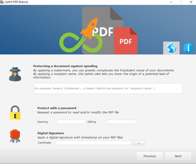 Modifica PDF e compressione file con Jsoft PDF Reducer