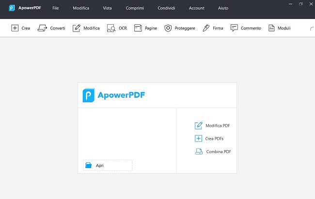 Modifica PDF semplice con ApowerPDF, gratis per 3 mesi