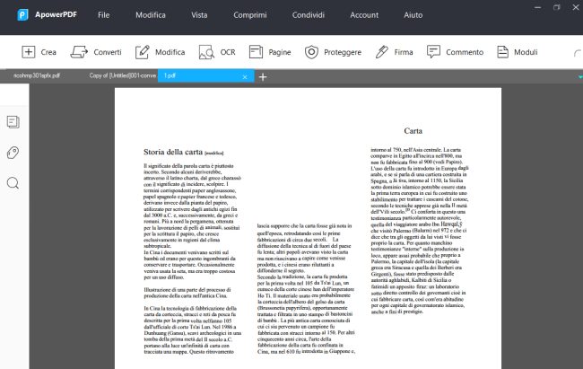 Modifica PDF semplice con ApowerPDF, gratis per 3 mesi