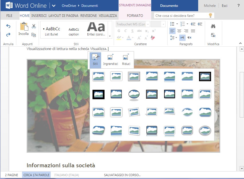 Modificare documenti online con Office, Google Drive e Rollapp