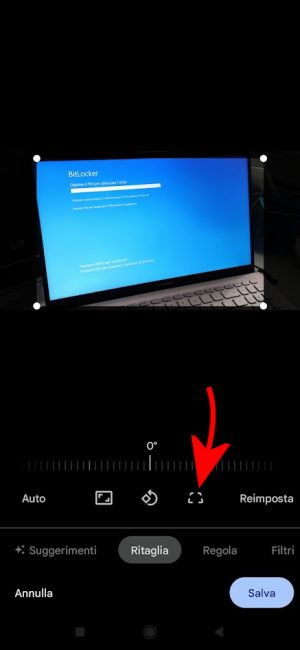 Modificare la prospettiva delle foto con Android