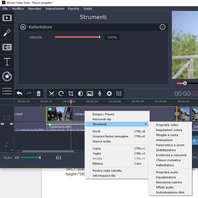 Montaggio video e conversione facile con Movavi Video Suite 17