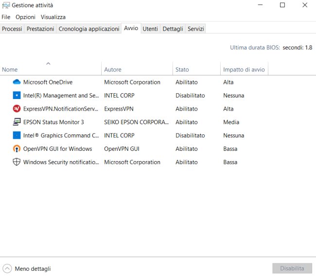 Msconfig, è ancora utile in Windows 10?
