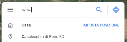 Navigare verso casa, lavoro e ricevere un avviso quando è il momento di partire