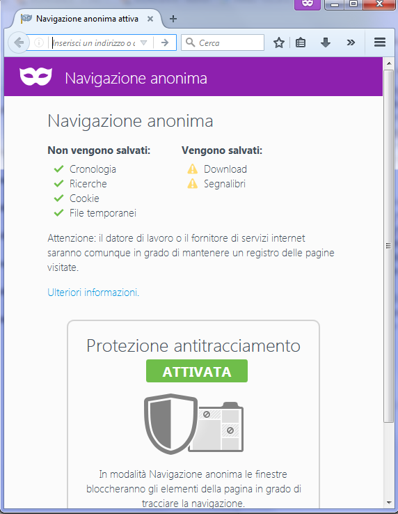 Navigazione in incognito, quando utilizzarla?