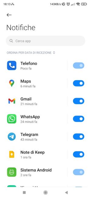 Android: non arrivano notifiche WhatsApp e di altre app