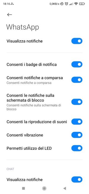 Android: non arrivano notifiche WhatsApp e di altre app
