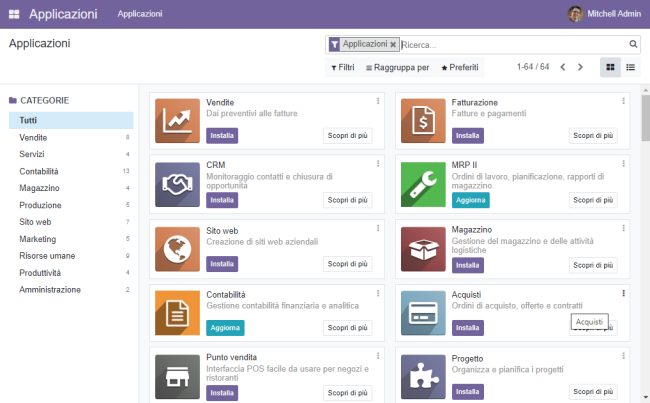 Odoo: gestionale open source per le PMI