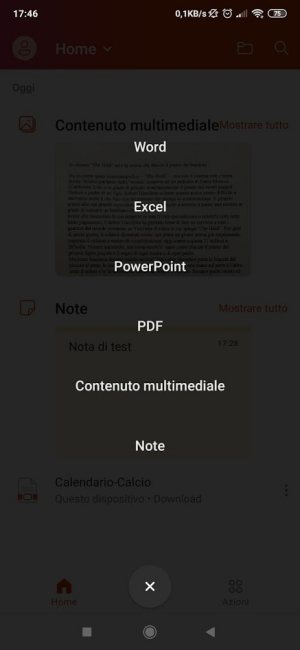 Office su Android: come gestire documenti Word, Excel, PowerPoint e PDF