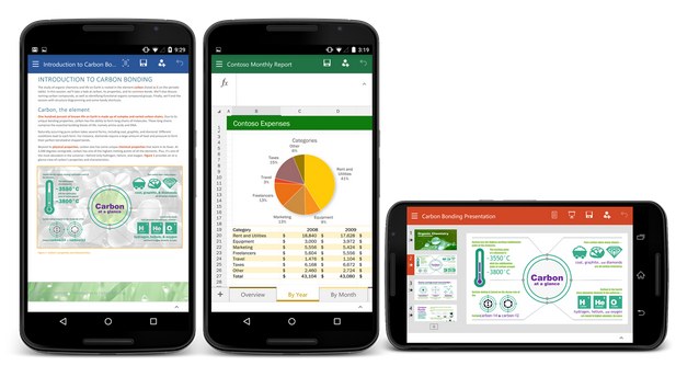 Office per Android, download delle versioni di anteprima