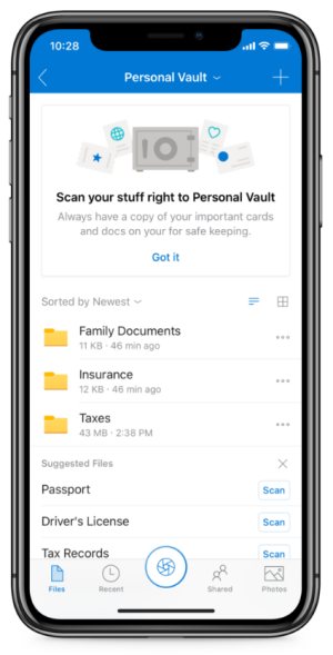 Microsoft presenta Personal Vault, un contenitore crittografato integrato in OneDrive
