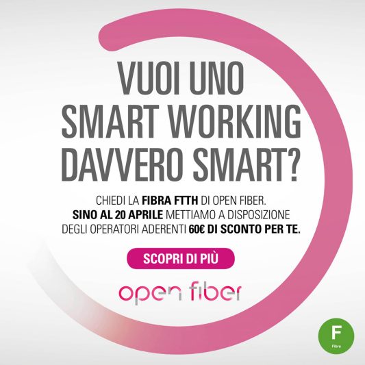 Open Fiber: 60 euro per tutti coloro che attiveranno la fibra FTTH 1 Gbps