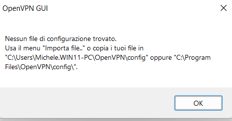 OpenVPN download e installazione client Windows