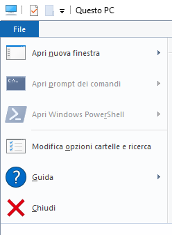 Opzioni cartella in Windows 10, cosa c'è di nuovo e di vecchio