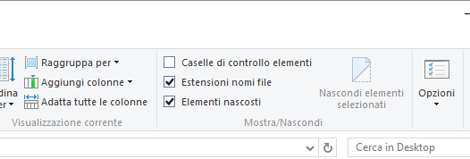 Opzioni cartella in Windows 10, cosa c'è di nuovo e di vecchio