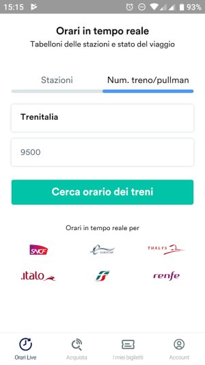 Orari treni in un'unica app con la nuova Trainline