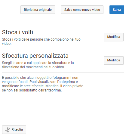 Oscurare volti nei video: come fare con l'editor di YouTube