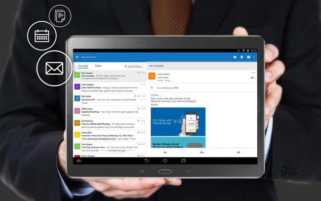 Outlook per Android in versione finale
