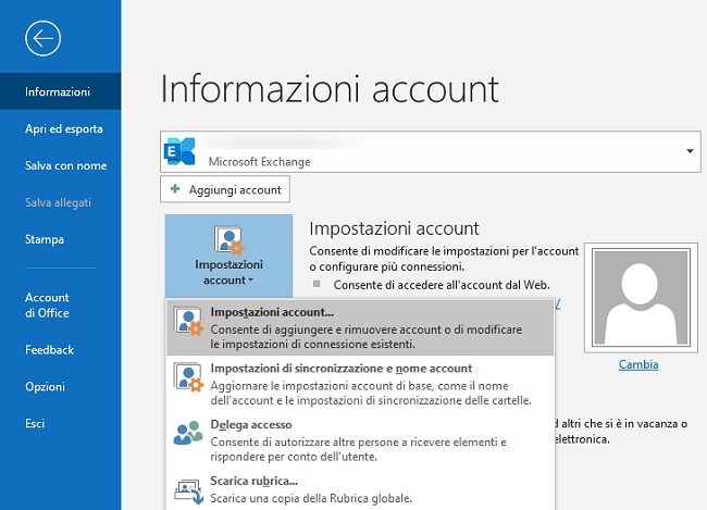 Outlook email al sicuro con l'esportazione su supporto USB