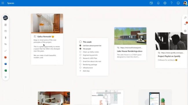 Outlook Spaces: per riunire informazioni e lavorare su diversi progetti grazie a uno spazio comune