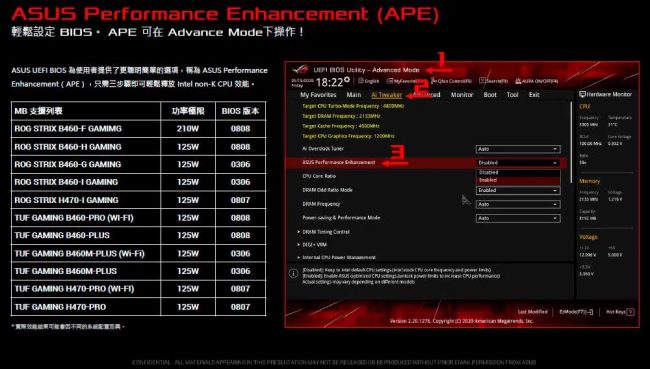 Overclocking di una CPU Intel non-K con le schede madri ASUS