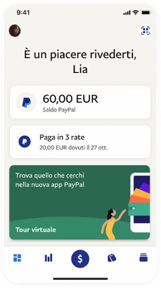 PayPal, pagamento a rate disponibile in Italia